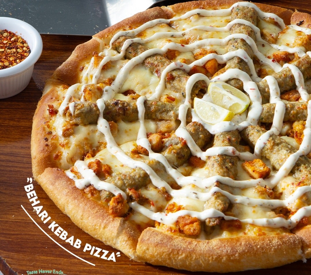 Behari Kabab Pizza Image